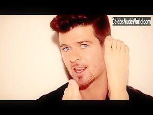 Elle Evans in Robin Thicke: Blurred Lines (music video) (2013) 16