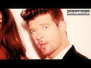 Elle Evans in Robin Thicke: Blurred Lines (music video) (2013) 6
