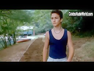 Jaime K Nipple , boobs scene in Happy Campers (2001) 2