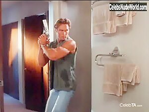 Julie K. Smith Bathroom , boobs in Day of the Warrior (1996) 1