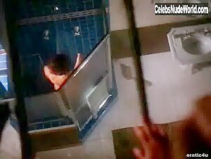 Kari Wuhrer Shower , Voyeur scene in Sensation (1994) 16