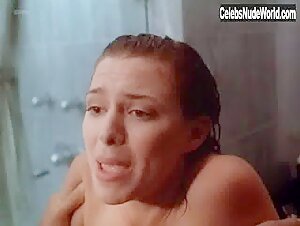 Kari Wuhrer Shower , Kissing in Terminal Justice (1996) 2