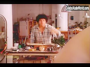 Laura Linney nude, painting scene in Maze (2000) 13