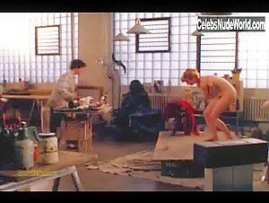 Laura Linney nude, painting scene in Maze (2000) 16
