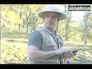 Lauren Hays boobs , Outdoor scene in Womb Raider (2003) 20