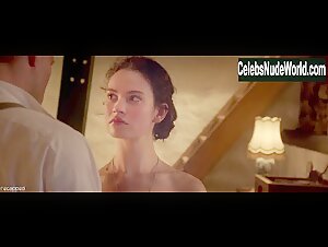 Lily James boobs , Explicit scene in Exception (2016) 11