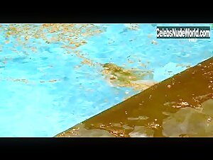 Ludivine Sagnier Cleavage , Blonde in Swimming Pool (2003) 1