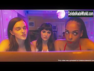 Madeline Brewer nude, boobs scene in Cam (2018) 13