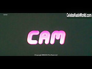 Madeline Brewer nude, boobs scene in Cam (2018) 5