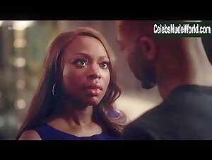 Naturi Naughton Kissing , Lingerie in Power (series) (2014) 6