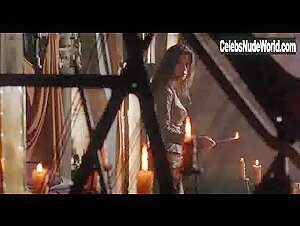 Rhona Mitra nude , boobs scene in Beowulf (1999) 1