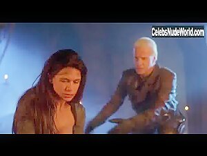 Rhona Mitra nude , boobs scene in Beowulf (1999) 19