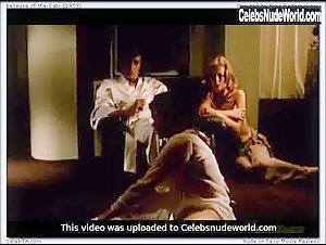 Sylvia Kristel Transparent Shirt , Nipple in Because of the Cats (1973) 11
