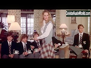 Virginia Madsen Flasing , boobs  cene in Class (1983) 12