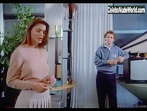 Vittoria Belvedere Sexy Dress , Nipple in Graffiante desiderio (1993) 17