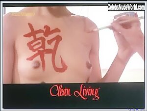 Vivian Wu Asian , Brunette scene in Pillow Book (1996) 7