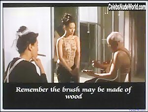 Vivian Wu Explicit , Asian scene in Pillow Book (1996) 6