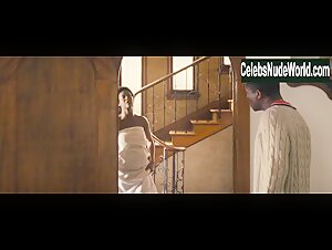 Zoe Saldana bed, hot scene in Nina (2016) 1