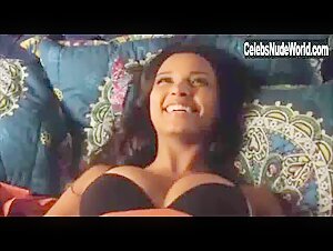 Jessica Lucas underware scene boobs in bed 9