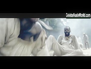 Aja Naomi King breasts, Nude scene in The Birth of a Nation (2016) 1