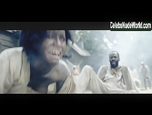 Aja Naomi King breasts, Nude scene in The Birth of a Nation (2016)