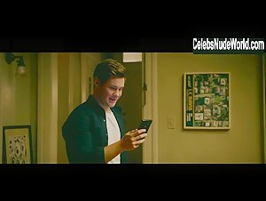 Alexandra Shipp breasts, underwear scene in Jexi (2019) 11