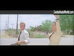 Ali MacGraw Flashing boobs , Public In The Getaway (1972) 2