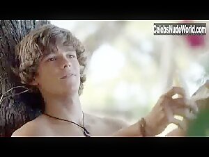 Indiana Evans bikini, Sexy scene in Blue Lagoon: The Awakening (2012) 14
