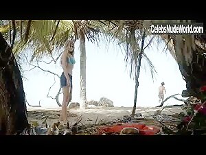 Indiana Evans bikini, Sexy scene in Blue Lagoon: The Awakening (2012) 19