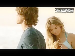 Indiana Evans bikini, Sexy scene in Blue Lagoon: The Awakening (2012)
