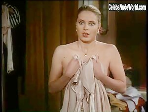 Maryam d'Abo Nude, breasts scene in The Man Who Lived at the Ritz (1989) 10