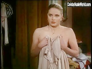 Maryam d'Abo Nude, breasts scene in The Man Who Lived at the Ritz (1989)