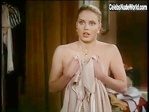 Maryam d'Abo Nude, breasts scene in The Man Who Lived at the Ritz (1989) 7