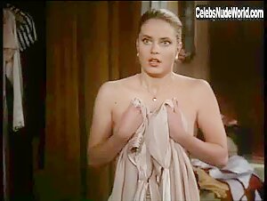 Maryam d'Abo Nude, breasts scene in The Man Who Lived at the Ritz (1989) 9