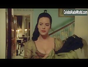 Michelle Ryan Cleavage , Sexy Dress scene in Mansfield Park (2007) 3
