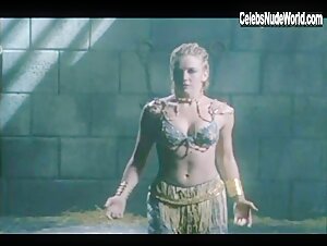 Renee O'Connor Sexy Dress , Lingerie scene in Xena: Warrior Princess (1995-2001)