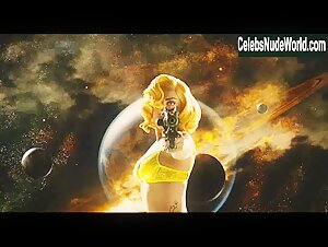 Michelle Rodriguez, Lady Gaga, Alexa Vega Hot,underwear scene in Machete Kills (2013) 8