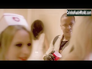 Aneliese Roettger breasts, underwear scene in Paranormal Whacktivity (2013) 7