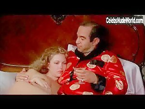 Susan Blakely breasts, bush scene in Capone (1975) 2