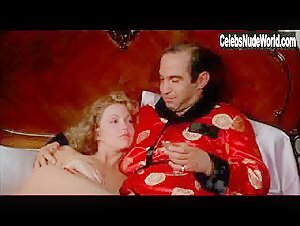 Susan Blakely breasts, bush scene in Capone (1975) 7