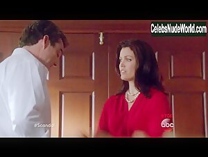 Bellamy Young Attractive,underclothing scene in Scandal (2012-2017)