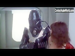 Nadia Cassini, Caroline Munro Cleavage , Bouncing boobs scene in Starcrash (1978) 1