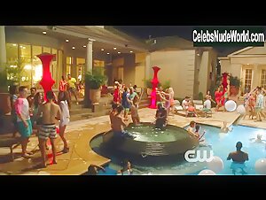 Natalie Hall, Brina Palencia lesbian, bikini scene in Star-Crossed (2014) 6