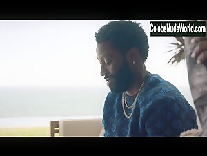 Brittany S. Hall Cleavage , Outdoor scene in Ballers (2015-2019) 13