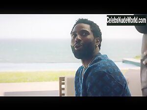 Brittany S. Hall Cleavage , Outdoor scene in Ballers (2015-2019) 7