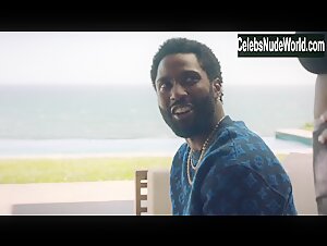 Brittany S. Hall Cleavage , Outdoor scene in Ballers (2015-2019) 8