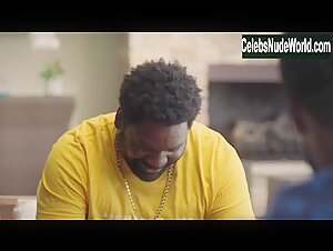 Brittany S. Hall Cleavage , Outdoor scene in Ballers (2015-2019) 9