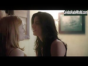 Cathy DeBuono, Samantha Colburn underwear, lesbian scene in Crazy Bitches (2014) 15