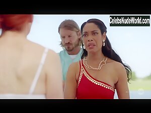 Carrie Preston, Gina Torres underwear, Sexy scene in Claws (2017-2022) 4