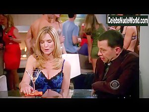 Courtney Thorne-Smith underwear, Sexy scene in Two and a Half Men (2003-2015) 9